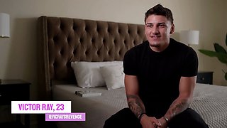 Big titted & mind-blowing essie gotback takes on Victor Ray's exceptionally hard cock