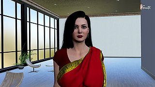 Desi Housewife Fucking Boss to Get a Job! Interview Gone Wrong!