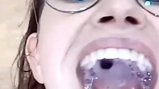 Fetish Cum Play Gargling Swallowing