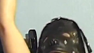 Masked Cougar Serves Multiple Robed Men Eagerly