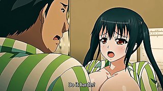 Tongue kissing, big boobs, creampie