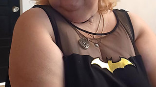 My BF and I All Dresses up as Bat Man and Bat Girl