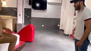 Latina Horny Ass Fucks Dick Gardener And Ends Up Full Of Milk