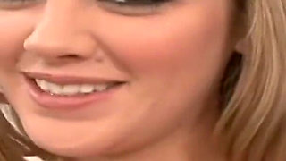 Young blonde gets fucked by BBC