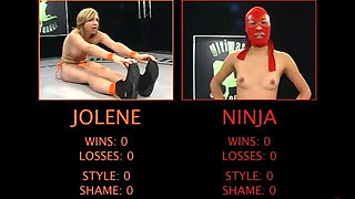 The Ninja Vs. the Blond Giant