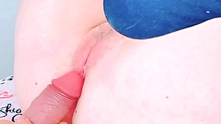 Virgin Cousin Tight Pussy Hurts - Cute Teen First Time Fingering & Close Up