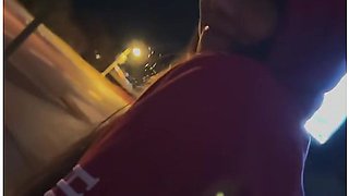 Blowjob On The Bus Stop