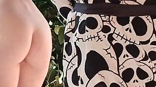 Having Fun in the Garden Blond Suking Cock
