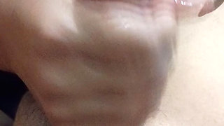 Jerking off very tasty