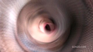 Tattooed Angie Moon Gets All Holes Stretched During Interracial