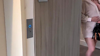 When You Walk Back to the Elevator with Heels in Hand and a Smirk That Says It All