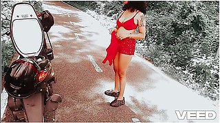 Coughing Smoking The Real Red Riding Hood Walks The Jungle Woods Travels To Nude Beach