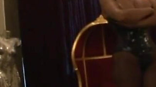 Humiliates penis squeezing