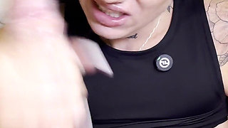 Chantal Cry Quieter- Big Sperm Load While Sitting Deepthroat Sprayed in the Throat