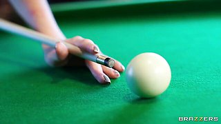 Good and intensive pound session with a busty brunette Rossa Vaxx