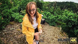Sneaky Emejota - girl with glasses scene - Hunt4k