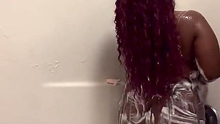 In the Shower Washing My Sexy Chubby Body