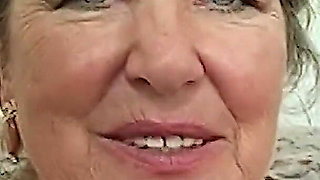 Granny Maria Fingers Her Old Cleft