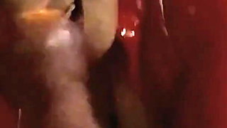 Latex MILF Serves The Neighbor Boy With Her Mouth