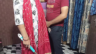 The Land Lord Catches and Fucks the Beautiful Maid in the Room, in Clear Hindi Voice