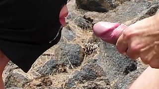 Tied up in the Woods to Be Throated, Whipped and Covered with Cum in Mouth and Face - Male Domination