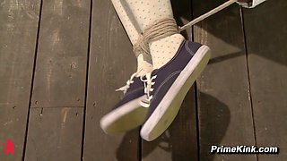 Ana Foxxx Hogtied BDSM Bondage Orgasms