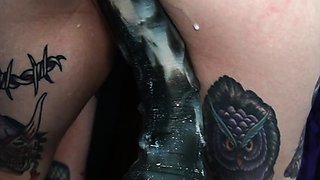 Busty amateur play wet body and masturbates toys on webcam