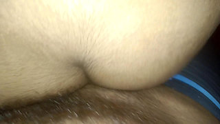 Step-sister's ass in the kitchen with step-brother's cock in doggy style Hindi audio