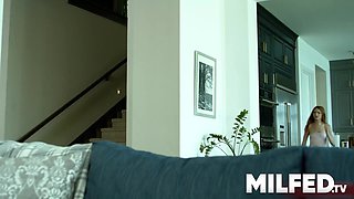 Mischievous Mother Caught Boinking a Young Boner by her Spouse