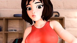 Huge Toys Split MILF's Ass Wide Open - 3D FUTA Animation