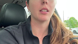 Trying to Golf in a Simulator with My Lush in! Trying Not to Cum While I Swing!
