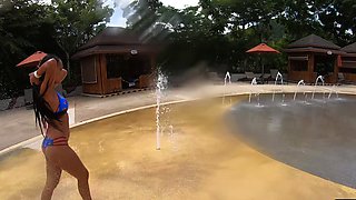 Cute Asian GF big ass anal fucking