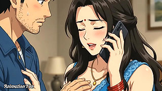 Unexpected Entry of Mechanic in Bedroom. Hindi 2D Animation