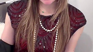 London Evans' Roaring '20s Jerk off Instruction 4K POV Temptation Awaits!