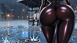 Pussygirl Wants Love and Sex. Hentai Anime Cartoon. Ai Animation