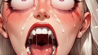 Milk Spray Orgasm: White Elf Goddess' Mind Break Hymen Assault