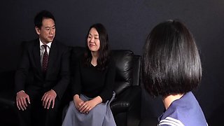 Naughty Asian milf Julia solo masturbation close up