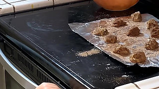The maid takes the hard cock in the kitchen