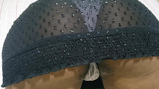 Hot Brunette Petite Babe in a Hot Dress with Panties to Show Her Tight Pussy