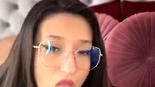 Extreme close up on her pussy taking toys