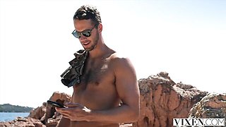 Watch heavenly Dan Damage and Lily Blossom's sex