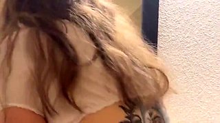 Naughty Maid Shocked by Big Black Cock Blowjob