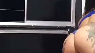 I put my stepsister on doggy style and spanked her ass for coming home late