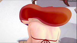Jessica Rabbit get fucked in a pool