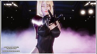 K-pop inspired hentai dance with unrestrained pleasure