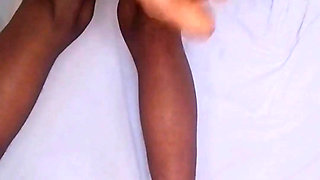 Femboy Cumming Backwards with Shaky Legs