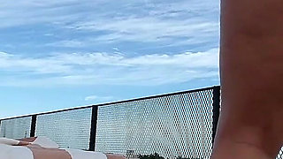At the Pool with a Giantess