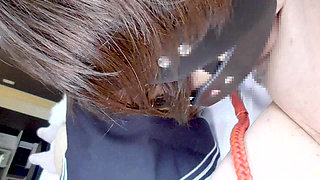 Mayu No63, Deepthroat, Striped Panties Sailor Clothes, Anal Tail