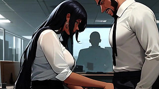 Sexy Secretaries Love Showing Off Their Big Natural Tits