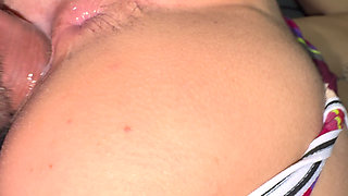 Big Cock Fuck Hard My 18 Teen Pussy and Filed Me with Cum - He Keep Fucking Me After He Cum